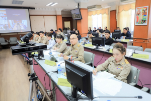 อธิการบดี มรภ.เทพสตรี ร่วมการประชุม คกก.ประสานงานการขับเคลื่อนและขยายผลโครงการอันเนื่องมาจากพระราชดำริและหลักปรัชญาเศรษฐกิจพอเพียง จ.ลพบุรี ครั้งที่ 3/68