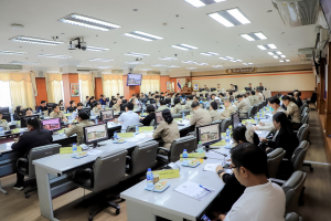 อธิการบดี มรภ.เทพสตรี ร่วมการประชุม คกก.ประสานงานการขับเคลื่อนและขยายผลโครงการอันเนื่องมาจากพระราชดำริและหลักปรัชญาเศรษฐกิจพอเพียง จ.ลพบุรี ครั้งที่ 3/68