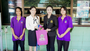 งานสื่อสารองค์กร มรภ.เทพสตรี เดินหน้ากิจกรรม “เคาะประตูโรงเรียน” ประชาสัมพันธ์งานมหาวิทยาลัยและการรับสมัครนักศึกษารอบปัจจุบัน ในเขตพื้นที่รับผิดชอบ