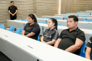 รพ.อานันทมหิดล จัดกิจกรรมประชาสัมพันธ์สิทธิประกันสังคมให้กับผู้ประกันตนของ มรภ.เทพสตรี ในการตัดสินใจเลือกสถานพยาบาลหลัก ประจำปี พ.ศ. 2569