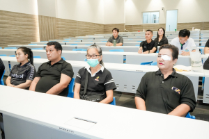 รพ.อานันทมหิดล จัดกิจกรรมประชาสัมพันธ์สิทธิประกันสังคมให้กับผู้ประกันตนของ มรภ.เทพสตรี ในการตัดสินใจเลือกสถานพยาบาลหลัก ประจำปี พ.ศ. 2569