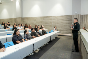 รพ.อานันทมหิดล จัดกิจกรรมประชาสัมพันธ์สิทธิประกันสังคมให้กับผู้ประกันตนของ มรภ.เทพสตรี ในการตัดสินใจเลือกสถานพยาบาลหลัก ประจำปี พ.ศ. 2569