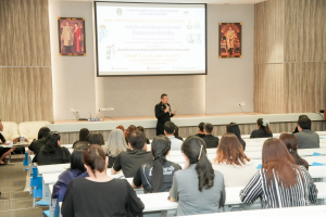 รพ.อานันทมหิดล จัดกิจกรรมประชาสัมพันธ์สิทธิประกันสังคมให้กับผู้ประกันตนของ มรภ.เทพสตรี ในการตัดสินใจเลือกสถานพยาบาลหลัก ประจำปี พ.ศ. 2569