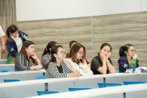 รพ.อานันทมหิดล จัดกิจกรรมประชาสัมพันธ์สิทธิประกันสังคมให้กับผู้ประกันตนของ มรภ.เทพสตรี ในการตัดสินใจเลือกสถานพยาบาลหลัก ประจำปี พ.ศ. 2569