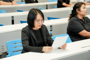 รพ.อานันทมหิดล จัดกิจกรรมประชาสัมพันธ์สิทธิประกันสังคมให้กับผู้ประกันตนของ มรภ.เทพสตรี ในการตัดสินใจเลือกสถานพยาบาลหลัก ประจำปี พ.ศ. 2569