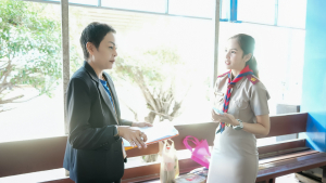 งานสื่อสารองค์กร มรภ.เทพสตรี เดินหน้ากิจกรรม “เคาะประตูโรงเรียน” ประชาสัมพันธ์งานมหาวิทยาลัยและการรับสมัครนักศึกษารอบปัจจุบัน ในเขตพื้นที่รับผิดชอบ