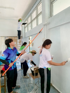 มรภ.เทพสตรี ร่วมโครงการค่ายอาสา 6 ราชภัฏเขตภูมิศาสตร์ภาคกลาง ครั้งที่ 9 เพื่อพัฒนาโรงเรียนมัธยมท่าแคลง จ.จันทบุรี