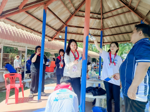 มรภ.เทพสตรี ร่วมโครงการค่ายอาสา 6 ราชภัฏเขตภูมิศาสตร์ภาคกลาง ครั้งที่ 9 เพื่อพัฒนาโรงเรียนมัธยมท่าแคลง จ.จันทบุรี