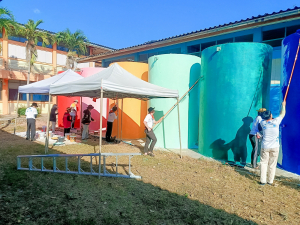 มรภ.เทพสตรี ร่วมโครงการค่ายอาสา 6 ราชภัฏเขตภูมิศาสตร์ภาคกลาง ครั้งที่ 9 เพื่อพัฒนาโรงเรียนมัธยมท่าแคลง จ.จันทบุรี