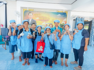 ศูนย์ส่งเสริมการจัดการศึกษาตามพระบรมราโชบาย มรภ.เทพสตรี จัดอบรมการทำถั่วกรอบแก้ว สร้างอาชีพ เสริมรายได้ และพึ่งพาตนเองได้อย่างยั่งยืนตามหลักปรัชญาเศรษฐกิจพอเพียง