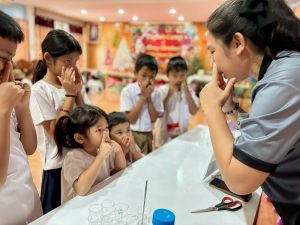 คณะวิทยาศาสตร์ฯ มรภ.เทพสตรี ลงพื้นที่จัดกิจกรรมส่งเสริมทักษะวิทยาศาสตร์ ณ โรงเรียนวัดธรรมิการาม