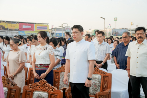 มรภ.เทพสตรี ร่วมพิธีทำบุญตักบาตรเนื่องในโอกาสวันส่งท้ายปีเก่า ต้อนรับปีใหม่