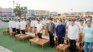 มรภ.เทพสตรี ร่วมพิธีทำบุญตักบาตรเนื่องในโอกาสวันส่งท้ายปีเก่า ต้อนรับปีใหม่