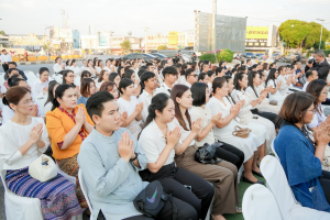 มรภ.เทพสตรี ร่วมพิธีทำบุญตักบาตรเนื่องในโอกาสวันส่งท้ายปีเก่า ต้อนรับปีใหม่