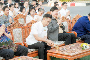 มรภ.เทพสตรี ร่วมพิธีทำบุญตักบาตรเนื่องในโอกาสวันส่งท้ายปีเก่า ต้อนรับปีใหม่