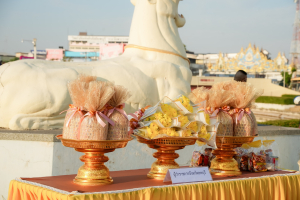 มรภ.เทพสตรี ร่วมพิธีทำบุญตักบาตรเนื่องในโอกาสวันส่งท้ายปีเก่า ต้อนรับปีใหม่