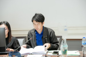 การประชุมคณะอนุกรรมการติดตาม ตรวจสอบและประเมินผลงานของมหาวิทยาลัย ปีงบประมาณ พ.ศ. 2568 ด้านการพัฒนาองค์กร ครั้งที่ 2