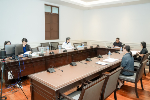 การประชุมคณะอนุกรรมการติดตาม ตรวจสอบและประเมินผลงานของมหาวิทยาลัย ปีงบประมาณ พ.ศ. 2568 ด้านการพัฒนาองค์กร ครั้งที่ 2