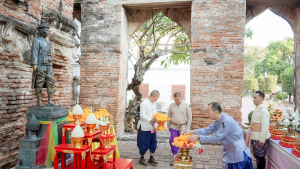 มรภ.เทพสตรี ร่วมพิธีขอพระบรมราชานุญาตจัดงานแผ่นดินสมเด็จพระนารายณ์มหาราช ครั้งที่ 38 ประจำปี พ.ศ. 2569