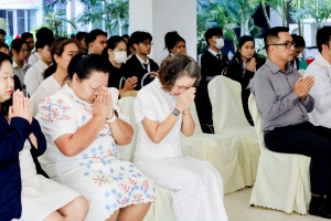 คณะวิทยาการจัดการ จัดพิธีทำบุญตักบาตรรับปีใหม่ พร้อมจัดโครงการสานสัมพันธ์พี่น้องวิทยาการจัดการ