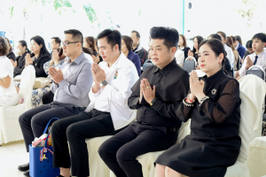 คณะวิทยาการจัดการ จัดพิธีทำบุญตักบาตรรับปีใหม่ พร้อมจัดโครงการสานสัมพันธ์พี่น้องวิทยาการจัดการ