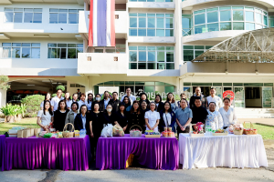คณะวิทยาการจัดการ จัดพิธีทำบุญตักบาตรรับปีใหม่ พร้อมจัดโครงการสานสัมพันธ์พี่น้องวิทยาการจัดการ