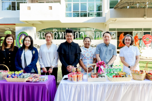 คณะวิทยาการจัดการ จัดพิธีทำบุญตักบาตรรับปีใหม่ พร้อมจัดโครงการสานสัมพันธ์พี่น้องวิทยาการจัดการ