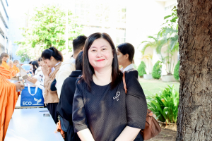 คณะวิทยาการจัดการ จัดพิธีทำบุญตักบาตรรับปีใหม่ พร้อมจัดโครงการสานสัมพันธ์พี่น้องวิทยาการจัดการ