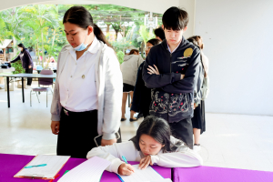 คณะวิทยาการจัดการ จัดพิธีทำบุญตักบาตรรับปีใหม่ พร้อมจัดโครงการสานสัมพันธ์พี่น้องวิทยาการจัดการ