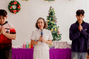 คณะวิทยาการจัดการ จัดพิธีทำบุญตักบาตรรับปีใหม่ พร้อมจัดโครงการสานสัมพันธ์พี่น้องวิทยาการจัดการ