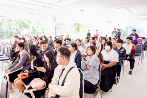 คณะวิทยาการจัดการ จัดพิธีทำบุญตักบาตรรับปีใหม่ พร้อมจัดโครงการสานสัมพันธ์พี่น้องวิทยาการจัดการ