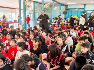 มรภ.เทพสตรี ร่วมส่งต่อความสุข มอบทุนการศึกษาและของขวัญเนื่องในวันเด็กแห่งชาติ ณ โรงเรียนบ้านนกเขาเปล้า