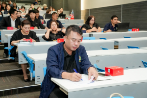 งานบริหารงานบุคคล มรภ.เทพสตรี จัดอบรมการวิเคราะห์ค่างานและประเมินค่างาน เพื่อกำหนดตำแหน่ง กรณีตำแหน่งหัวหน้างานฯ ระดับชำนาญการ