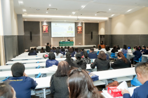 งานบริหารงานบุคคล มรภ.เทพสตรี จัดอบรมการวิเคราะห์ค่างานและประเมินค่างาน เพื่อกำหนดตำแหน่ง กรณีตำแหน่งหัวหน้างานฯ ระดับชำนาญการ