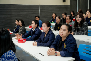 งานบริหารงานบุคคล มรภ.เทพสตรี จัดอบรมการวิเคราะห์ค่างานและประเมินค่างาน เพื่อกำหนดตำแหน่ง กรณีตำแหน่งหัวหน้างานฯ ระดับชำนาญการ