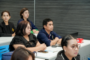 งานบริหารงานบุคคล มรภ.เทพสตรี จัดอบรมการวิเคราะห์ค่างานและประเมินค่างาน เพื่อกำหนดตำแหน่ง กรณีตำแหน่งหัวหน้างานฯ ระดับชำนาญการ