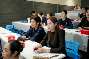 งานบริหารงานบุคคล มรภ.เทพสตรี จัดอบรมการวิเคราะห์ค่างานและประเมินค่างาน เพื่อกำหนดตำแหน่ง กรณีตำแหน่งหัวหน้างานฯ ระดับชำนาญการ