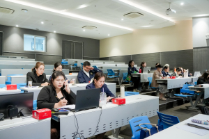 งานบริหารงานบุคคล มรภ.เทพสตรี จัดอบรมการวิเคราะห์ค่างานและประเมินค่างาน เพื่อกำหนดตำแหน่ง กรณีตำแหน่งหัวหน้างานฯ ระดับชำนาญการ