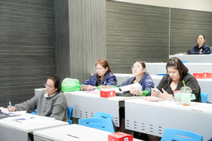 งานบริหารงานบุคคล มรภ.เทพสตรี จัดอบรมการวิเคราะห์ค่างานและประเมินค่างาน เพื่อกำหนดตำแหน่ง กรณีตำแหน่งหัวหน้างานฯ ระดับชำนาญการ