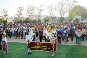 มรภ.เทพสตรี ร่วมเดินรณรงค์แต่งไทยงานแผ่นดินสมเด็จพระนารายณ์มหาราช ครั้งที่ 38 ประจำปี พ.ศ. 2569