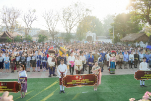 มรภ.เทพสตรี ร่วมเดินรณรงค์แต่งไทยงานแผ่นดินสมเด็จพระนารายณ์มหาราช ครั้งที่ 38 ประจำปี พ.ศ. 2569