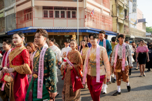 มรภ.เทพสตรี ร่วมเดินรณรงค์แต่งไทยงานแผ่นดินสมเด็จพระนารายณ์มหาราช ครั้งที่ 38 ประจำปี พ.ศ. 2569