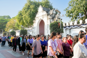 มรภ.เทพสตรี ร่วมเดินรณรงค์แต่งไทยงานแผ่นดินสมเด็จพระนารายณ์มหาราช ครั้งที่ 38 ประจำปี พ.ศ. 2569