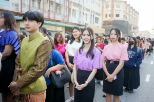 มรภ.เทพสตรี ร่วมเดินรณรงค์แต่งไทยงานแผ่นดินสมเด็จพระนารายณ์มหาราช ครั้งที่ 38 ประจำปี พ.ศ. 2569