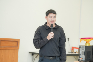 คณะมนุษยศาสตร์ฯ จัดอบรมป้องกันและระงับเหตุอัคคีภัยเบื้องต้น การดับเพลิงและอพยพหนีไฟ