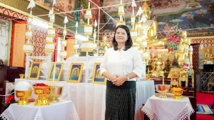 มรภ.เทพสตรี ร่วมพิธีพุทธาภิเษกเข็มกลัดที่ระลึกงานแผ่นดินสมเด็จพระนารายณ์มหาราช ประจำปี พ.ศ. 2569 รุ่นนั่งบัลลังก์ ครบรอบ 370 ปี แห่งการขึ้นครองราชย์ เพื่อมอบให้ผู้ร่วมรำบวงสรวงและคณะกรรมการจัดงานแผ่นดินฯ เพื่อความเป็นสิริมงคล