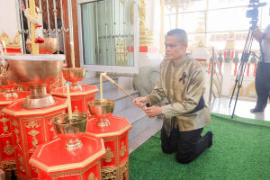 มรภ.เทพสตรี ร่วมพิธีพุทธาภิเษกเข็มกลัดที่ระลึกงานแผ่นดินสมเด็จพระนารายณ์มหาราช ประจำปี พ.ศ. 2569 รุ่นนั่งบัลลังก์ ครบรอบ 370 ปี แห่งการขึ้นครองราชย์ เพื่อมอบให้ผู้ร่วมรำบวงสรวงและคณะกรรมการจัดงานแผ่นดินฯ เพื่อความเป็นสิริมงคล