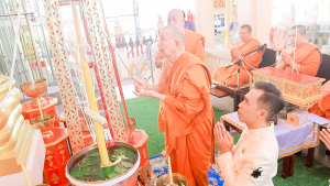 มรภ.เทพสตรี ร่วมพิธีพุทธาภิเษกเข็มกลัดที่ระลึกงานแผ่นดินสมเด็จพระนารายณ์มหาราช ประจำปี พ.ศ. 2569 รุ่นนั่งบัลลังก์ ครบรอบ 370 ปี แห่งการขึ้นครองราชย์ เพื่อมอบให้ผู้ร่วมรำบวงสรวงและคณะกรรมการจัดงานแผ่นดินฯ เพื่อความเป็นสิริมงคล