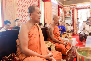 มรภ.เทพสตรี ร่วมพิธีพุทธาภิเษกเข็มกลัดที่ระลึกงานแผ่นดินสมเด็จพระนารายณ์มหาราช ประจำปี พ.ศ. 2569 รุ่นนั่งบัลลังก์ ครบรอบ 370 ปี แห่งการขึ้นครองราชย์ เพื่อมอบให้ผู้ร่วมรำบวงสรวงและคณะกรรมการจัดงานแผ่นดินฯ เพื่อความเป็นสิริมงคล