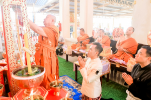 มรภ.เทพสตรี ร่วมพิธีพุทธาภิเษกเข็มกลัดที่ระลึกงานแผ่นดินสมเด็จพระนารายณ์มหาราช ประจำปี พ.ศ. 2569 รุ่นนั่งบัลลังก์ ครบรอบ 370 ปี แห่งการขึ้นครองราชย์ เพื่อมอบให้ผู้ร่วมรำบวงสรวงและคณะกรรมการจัดงานแผ่นดินฯ เพื่อความเป็นสิริมงคล